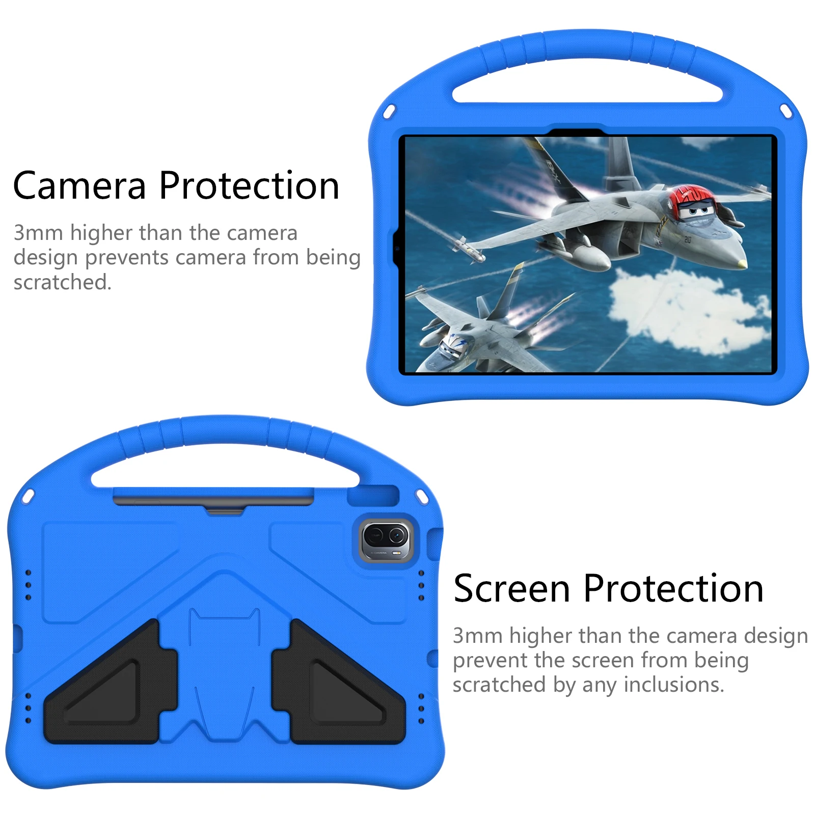 Kids Safe EVA Case For Xiaomi Pad 6 5 Pro pad6 Redmi Pad 10.61 2022 ShockProof Full Body Tablet Cover Mi Pad 4 Plus Stand Case_voghion.com