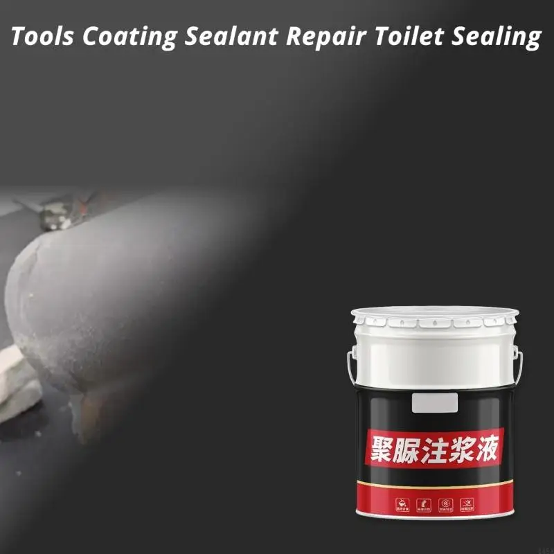 Crack Waterproof and Leak Repair Materials Coating Polyurea Slurry Enhanced Invisible Waterproof Coating Repair Tools 448A