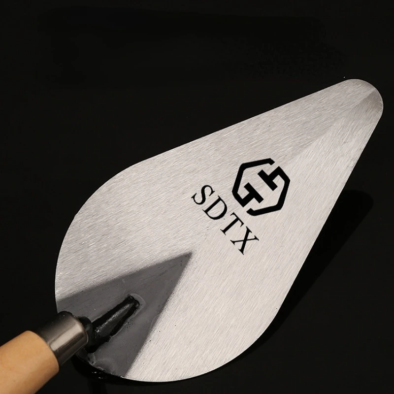 1pc Carbon Steel Trowel Garden Floor Road Concrete Stepping Driveway DIY Pavement Brick Trowel With Cement And Mortar