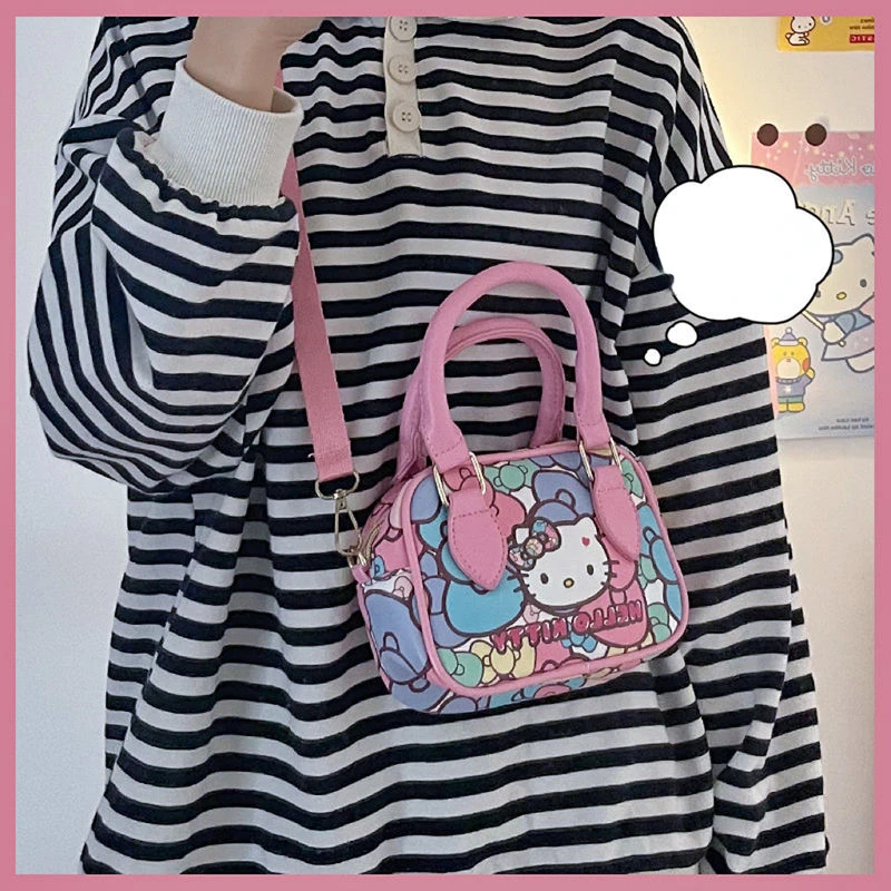 Hello Kitty, Bags, Large Loungefly Pink Hello Kitty Bag