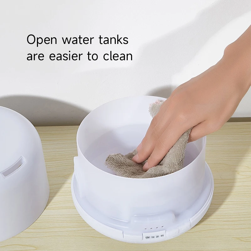 500ml Ultrasonic Air Humidifier Remote Control Essential Oil Diffuser Desktop Aroma Machine Scent Diffuser with LED Night Lights 6