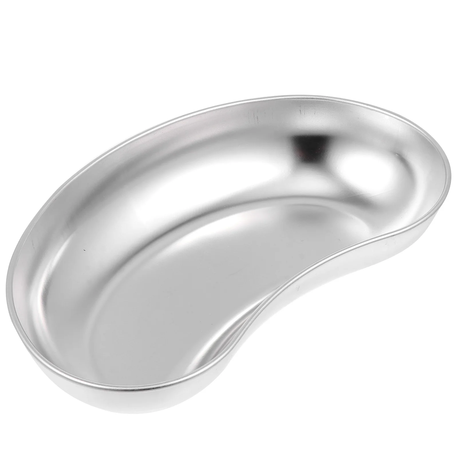 Stainless Steel Kidney Shaped Sterilized Tray Surgical Disinfection Bending Plate Eyebrow Tattoo Tray Accessories