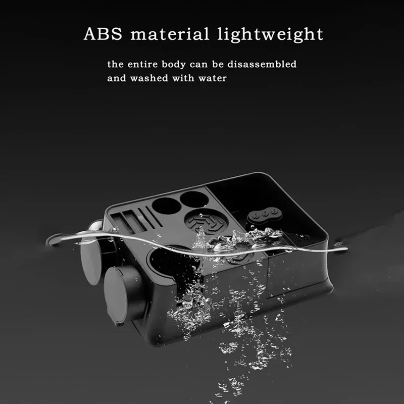 حامل محطة دك القهوة مع صندوق طحن مغناطيسي من مادة...