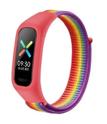 Enhanced Sport Nylon Loop Band Strap with Silicone Case - Waterproof Fashion Wristband (9 Colorful)
