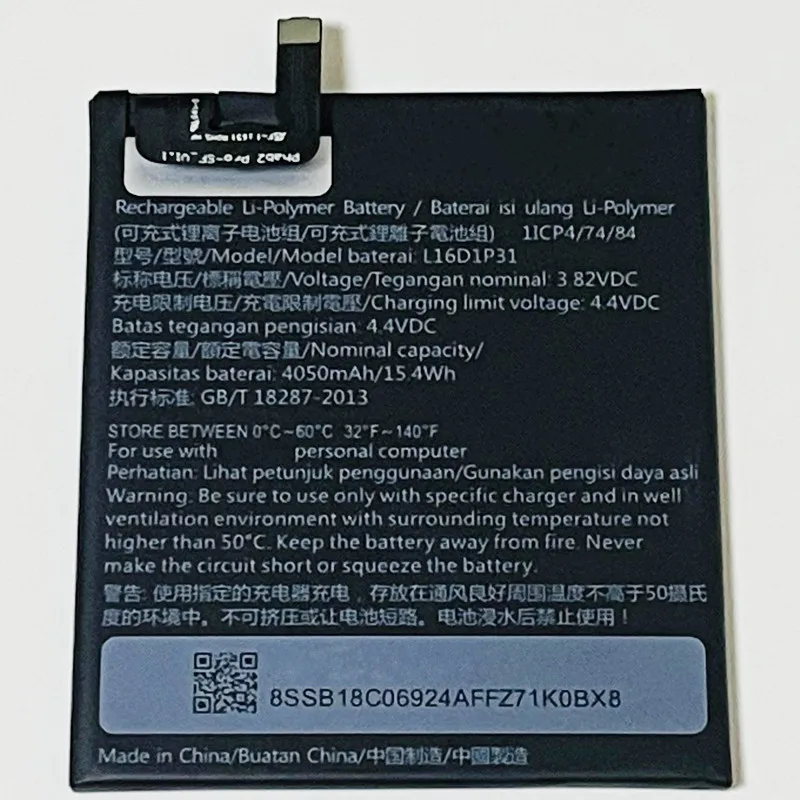 3.82V 4050mAh L16D1P31 For Lenovo Phab 2 Pro PB2-690 PB2-690N PB2-690M PB2-690Y Battery | Мобильные телефоны и аксессуары