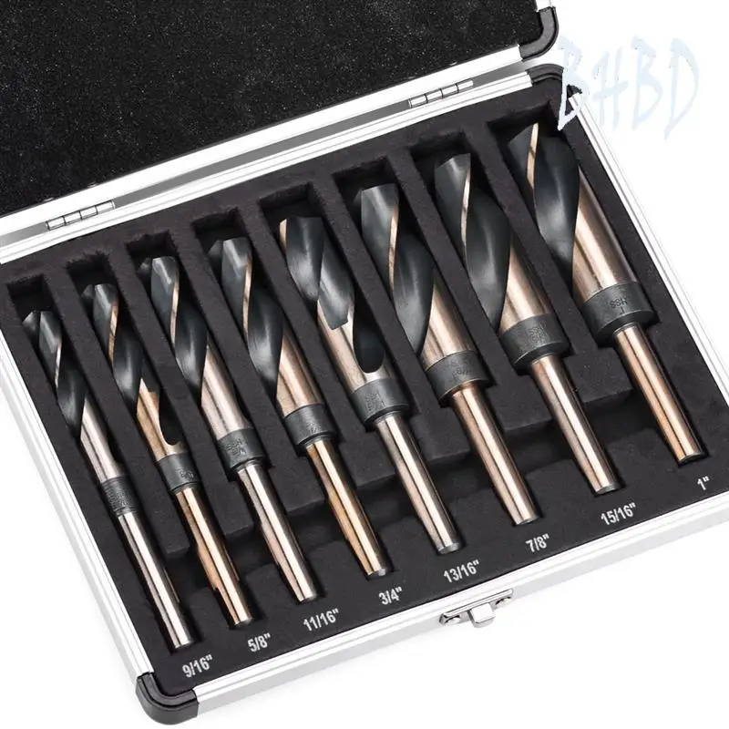 Silver & Deming Drill Bit Set 9/16" 5/8 11/16 3/4 13/16 7/8 15/16 1 - Foto 3