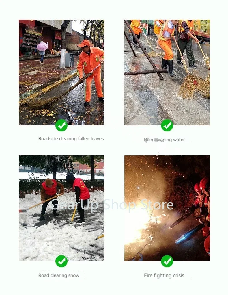 Four-stroke Gasoline Leaf Blower High Power Snow Blower Portable Wind Extinguisher Plant Protection Garden Tools 6