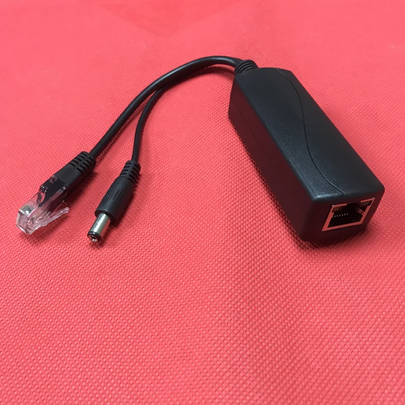 Built-in 48V POE Module CCTV Cable POE Splitter Output 12V Waterproof Adapter Cable Power Supply Module Injector for IP Camera 3