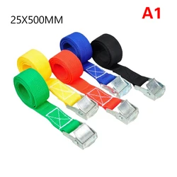 Heavy - Duty Adjustable Cargo Straps with Buckle (25X500MM)