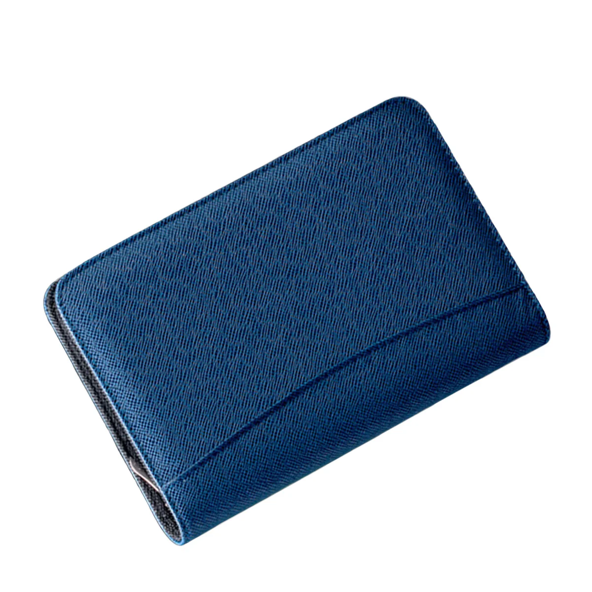 

Business Notebook with Zippered Closure Zipper Notepad Notebook with Calculator Holder for Office Home Travel Royal Blue