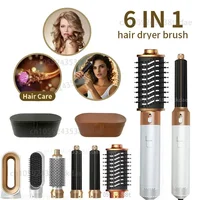 Sèche-cheveux 6 en 1, ensemble de peignes à air chaud en une étape, fer à friser professionnel, lisseur, outil de coiffure, sèche-cheveux 1