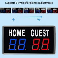 Tableau de bord électronique LED à 4 chiffres avec télécommande pour basket-ball, ping-pong, tennis de table, badminton, volley-ball, baseball 3