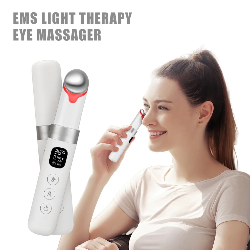 

EMS Eye Massage Device Machine Beauty Pen Eye Household Lifting Beauty Instrument Firming and Rejuvenating Eye Beauty Device
