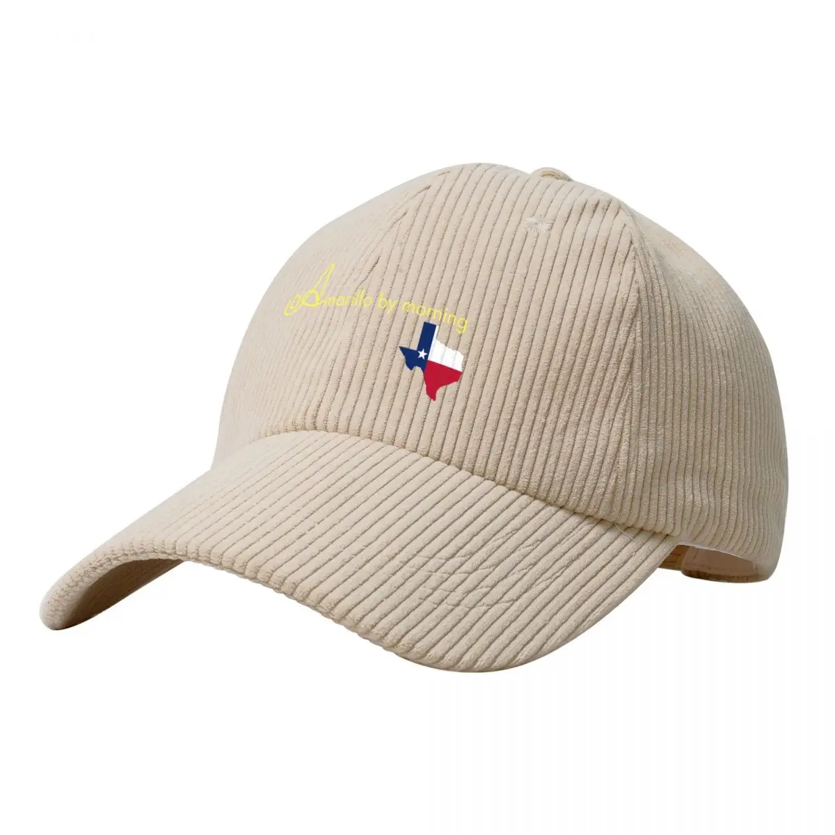 

Amarillo By Morning Corduroy Baseball Cap Cosplay fashionable Golf Men Women's