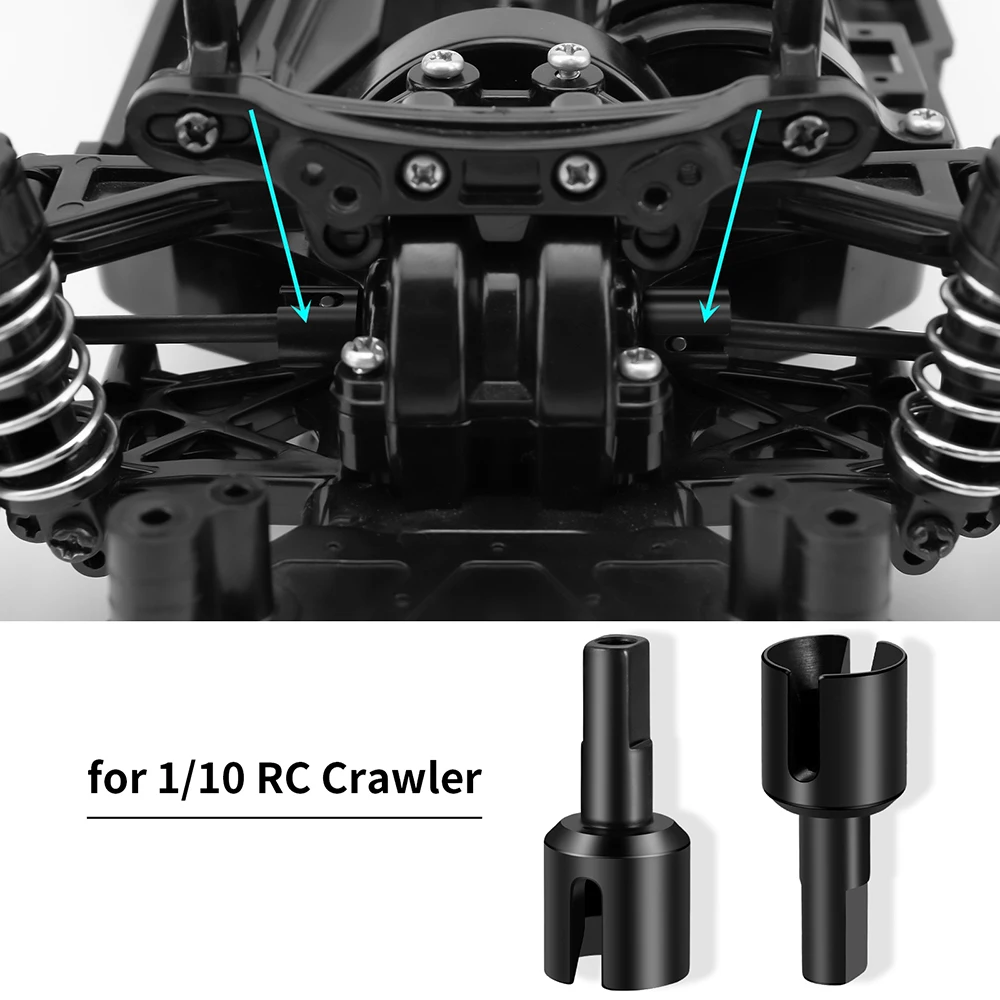 Yeahrun 2PCS Steel CVD Diff Drive Cup Tamiya TT02 1 10 RC Drift Car Upgrade