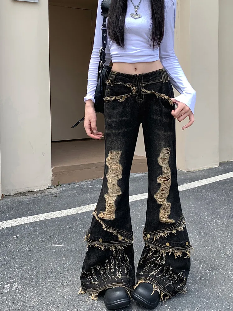 90s オールドギャップ　フェードフレアパンツ　y2k グランジ Y2K Flare Jeans
