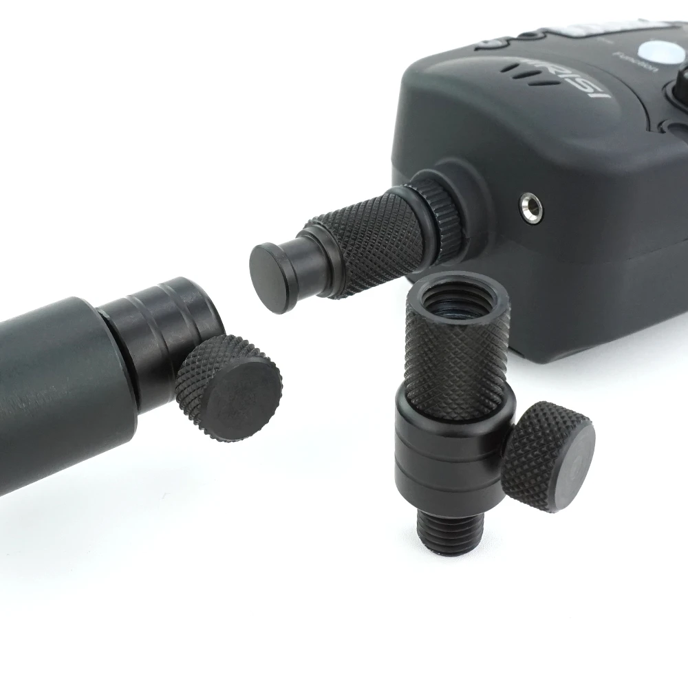 Hirisi Carp Fishing Quick Change Connector Carp Fishing Adapter Aluminum Rod Holders Bank Stands Buzzer Rods AQ209