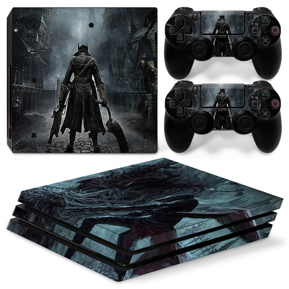 Per Ps4 Pro Bloodborne Pvc Skin Vinyl Sticker Decalcomania Cover Console Dualsense Controller Adesivo Protettivo Antipolvere