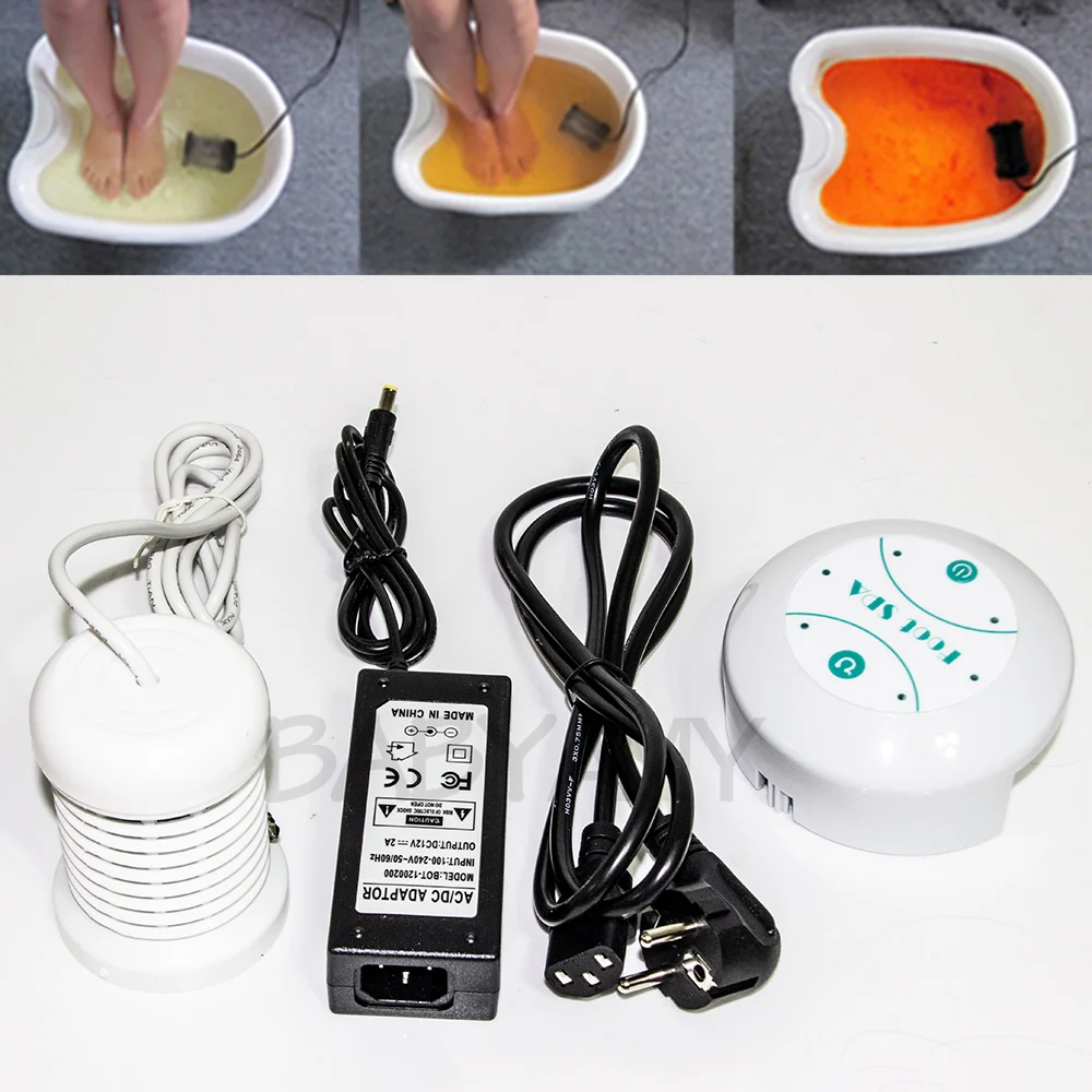 New Foot Detox Machine Ion Cleanse Ionic Detox Foot Bath Aqua Cell Spa Machine Bath Massager Arrays Aqua Spa