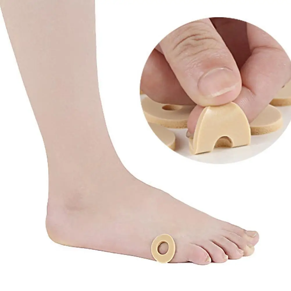 15PCS/Sheet Callus Cushions Shoes Heel Pad Foam Round Toe Foot Corn Bunion Protectors Pads Medical Plaster Foot Corn Removal