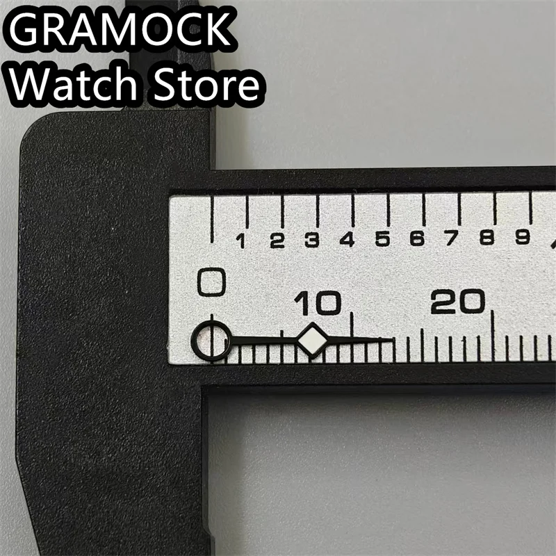 Enhanced GMT Watch Hands in Black, Blue, Green, Red, Orange, Gold, and Rose Gold with Green Luminous Finish