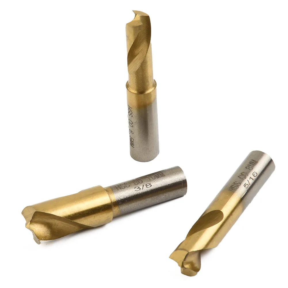 

Высококачественное совершенно новое сверло из быстрорежущей стали CO Tools 3 шт. долговечное электрическое сверло из быстрорежущей стали с кобальтом электроинструменты с титановым покрытием