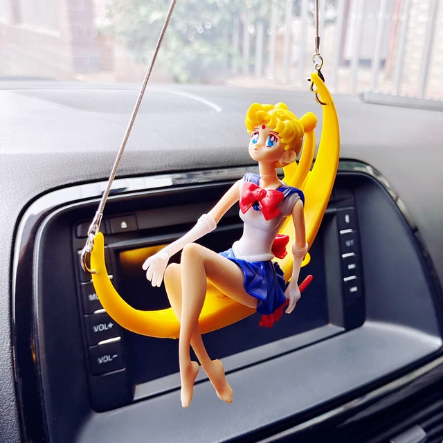 Auto Innen Anhänger Dekoration Nette Anime Schaukel Sailor Mond Hängen Auto  Rückspiegel Schöne Mädchen Zubehör Mädchen Geschenke - AliExpress