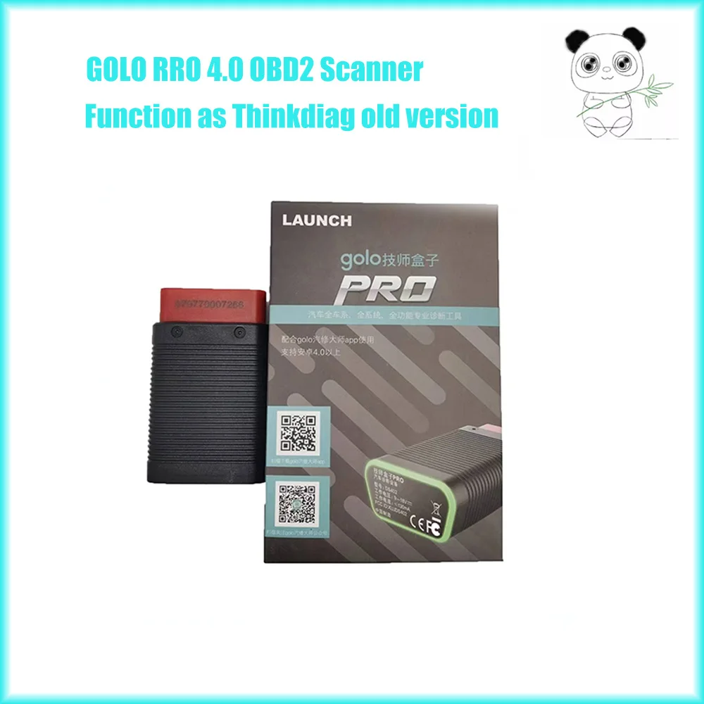 Сканер LAUNCH X431 Golo 4 0 PRO OBD2 BlueTooth-адаптер поддержка всех версий систем аналог Easydiag
