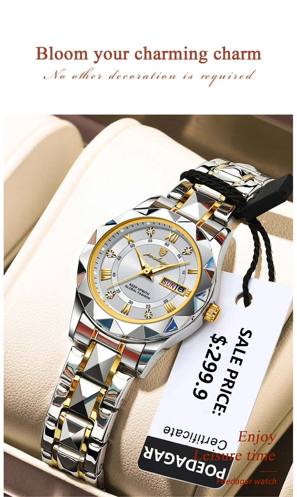 POEDAGAR 306 Women's Watch description image 5