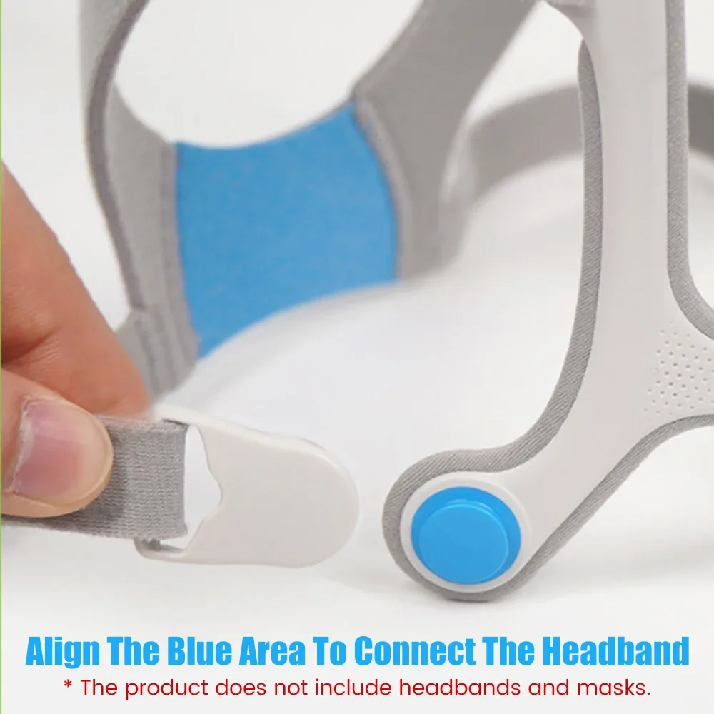 CPAP Headgear Strap 2/4/6/8/10PCS CPAP Headgear Clips Magnetic CPAP Mask Clips AirFit F20 F30 N20 Quick-Disconnect Headband