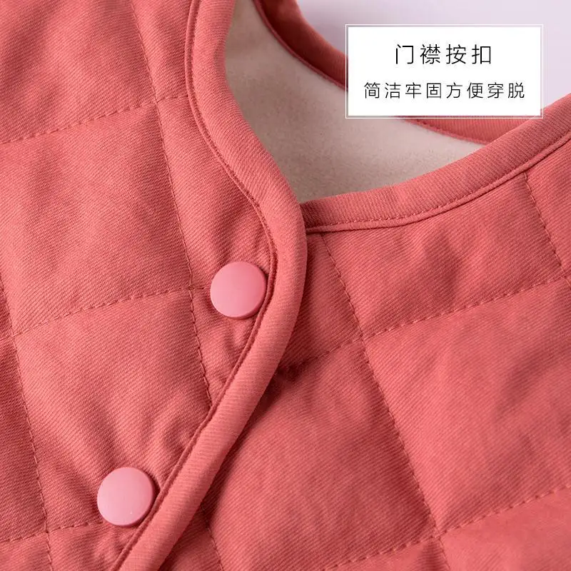 flocking cotton-padded clothes boy baby coat thickening cotton-padded jacket of the girls baby winter clothes the children