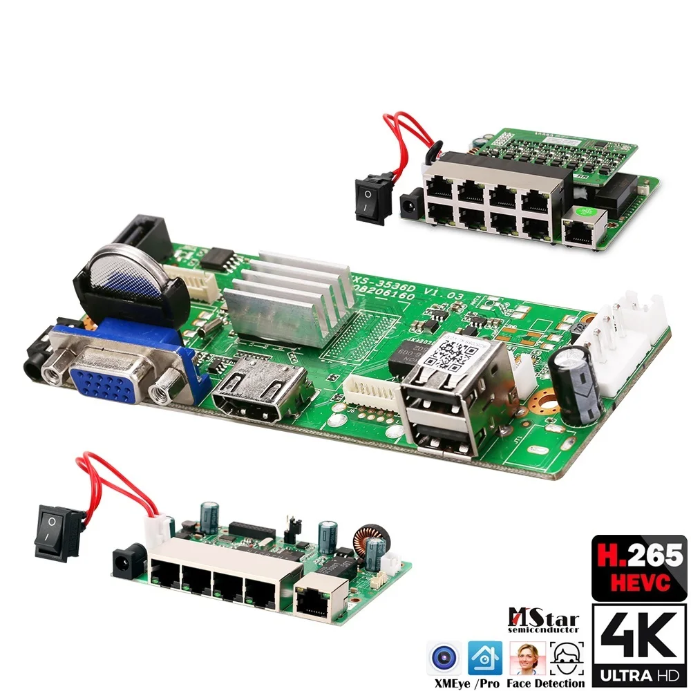 Poe nvr 1 hdd 24 7 ip netip p2p 4ch jpg