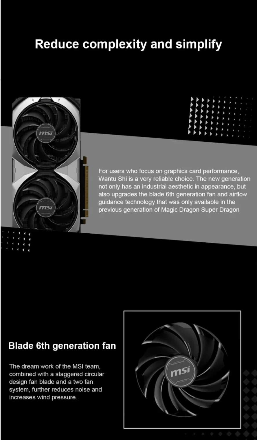 Description Picture 5 of itemMSI RTX 4070 SUPER 12G VENTUS 2X OC Graphics Card rtx 4070 rtx 4070 super GDDR6X 192Bit 12GB Video Card GPU placa de vídeo