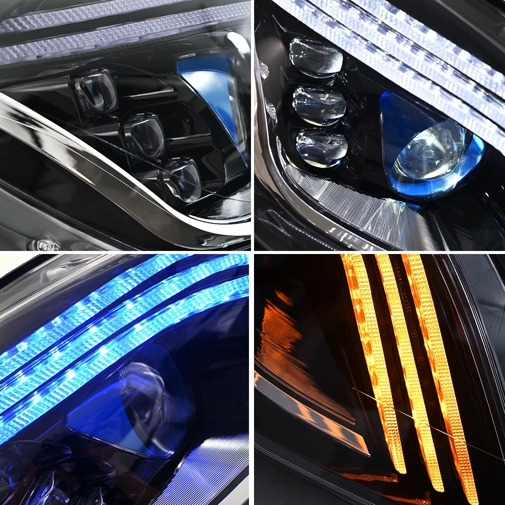 LED-Tagfahrlicht-Scheinwerfer-Einheit für Mercedes Benz Vito V-Klasse W447 Metris 2017 2018 2019 2021 2022 Halogen-Scheinwerfer – Detail 5