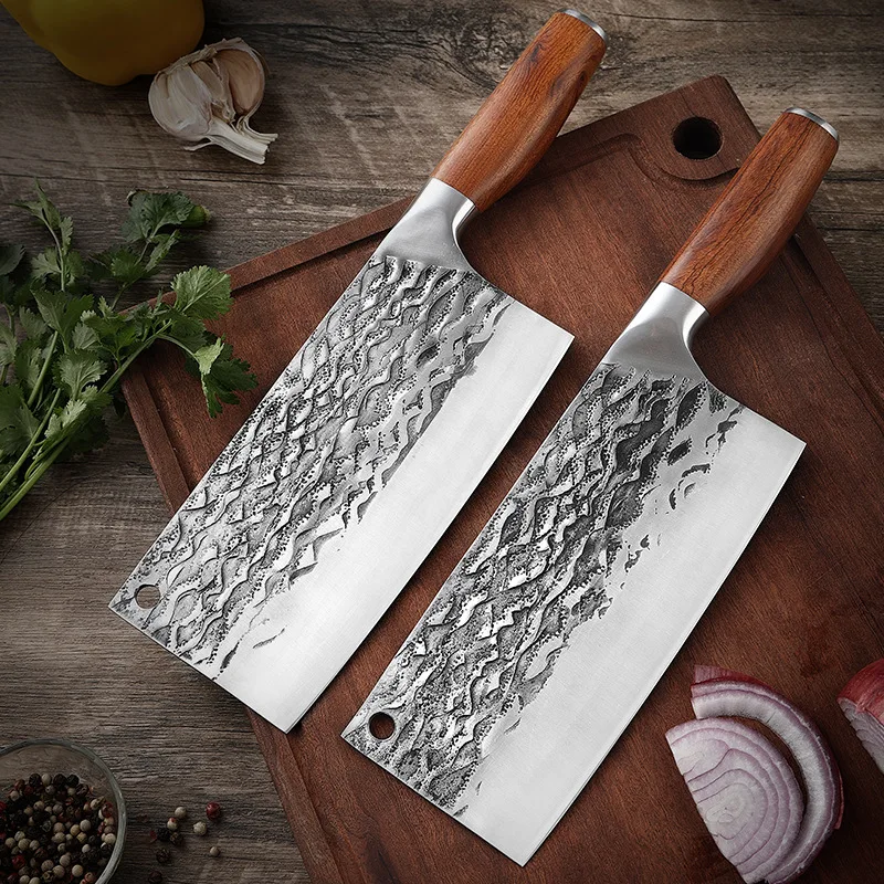 

Chinese Cleaver Kitchen 5Cr15 Stainless Steel Household Chopping Knife Chef Specific Slicing Knife Meat Fish Chicken Duck Knife