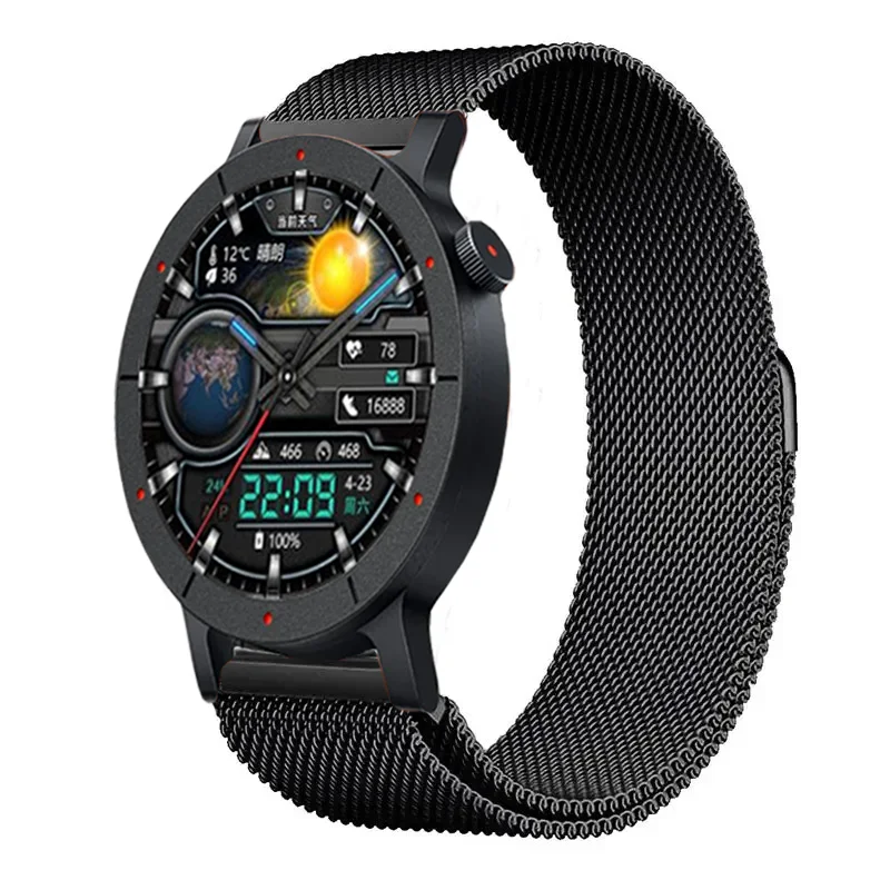 Milanese Magnetic Bracelet Sport Wristband – Breathable 22mm/20mm Strap