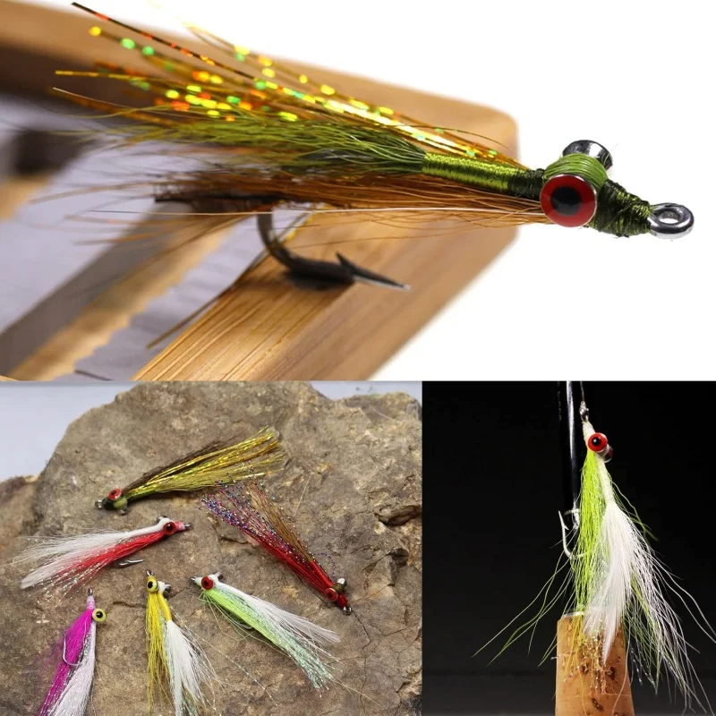 Fishing Fly Dumbbell Eyes Fly Tying Materials Alloy Fly Tying Dumbbell Eyes Fly Tying Barbell Eyes Materials Fishing Lure Tools 4