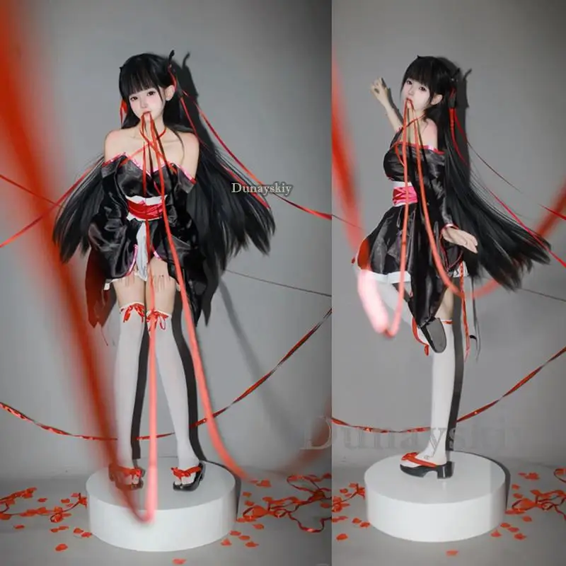 

Kimono Yukata Robes Girls Anime Yaya Cosplay Costume Japanese Women Haori Party Dress Unbreakable Machine-Doll Clothing Set