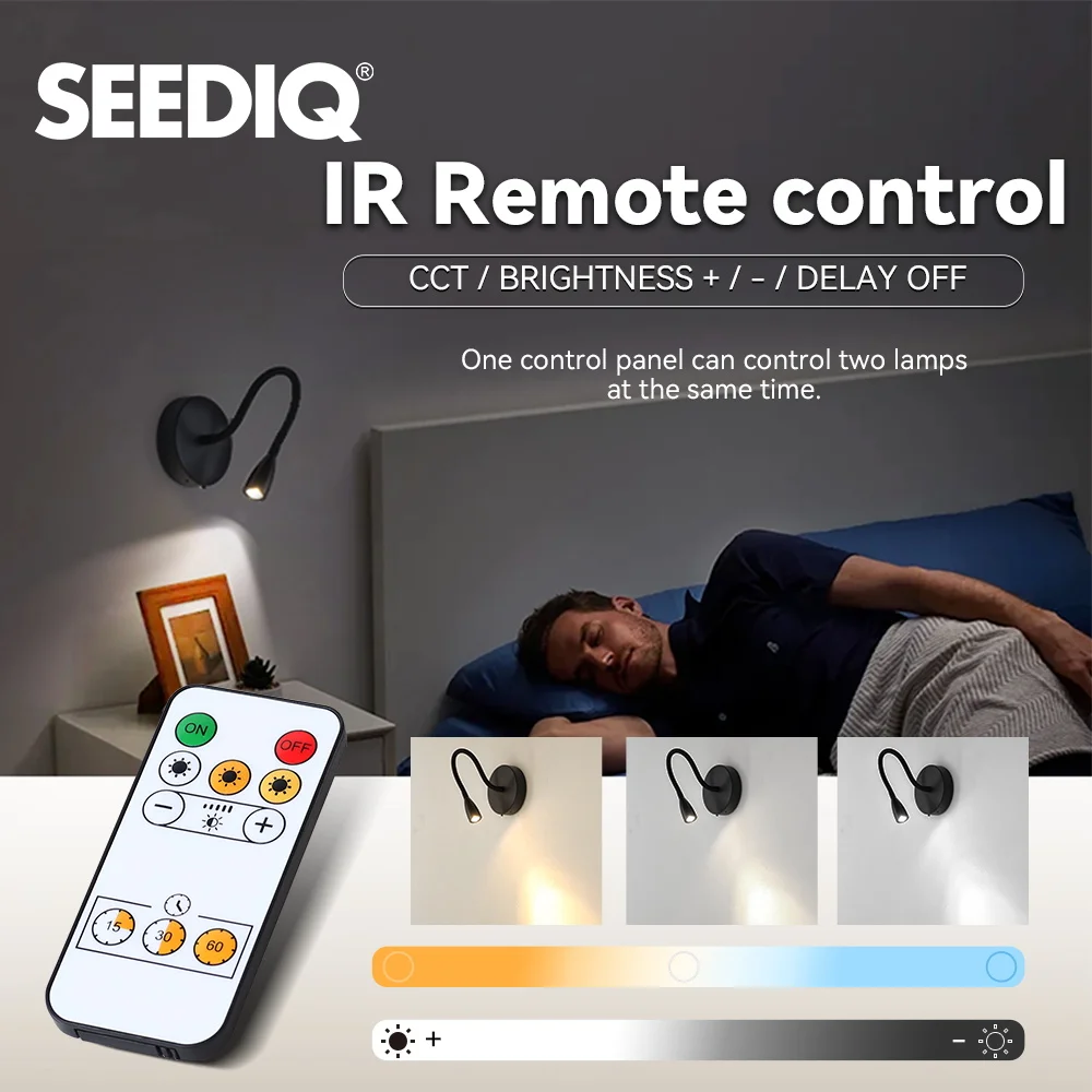 Wireless Wall Light with Remote 3