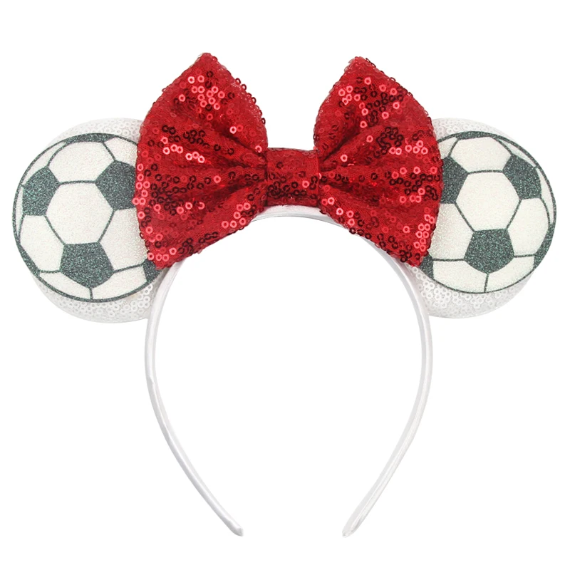 New Cars Mickey Mouse Headband Mater Disney Ears Hairband Children Cartoon Character Party Cosplay Hair Accessories Bow Headwear