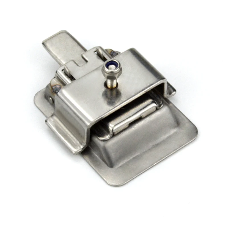 Stainless Steel 304 And Iron Cabinet Door Lock Small Panel Lock Hasp Chassis Equipment Engineering Vehicles Panel Latch Car Lock