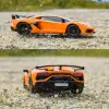 Lamborghini Aventador SVJ RC car 1:24 Scale Remote Control Toy Radio Controlled Car Model Auto Machine Gift for Kids Adults 4