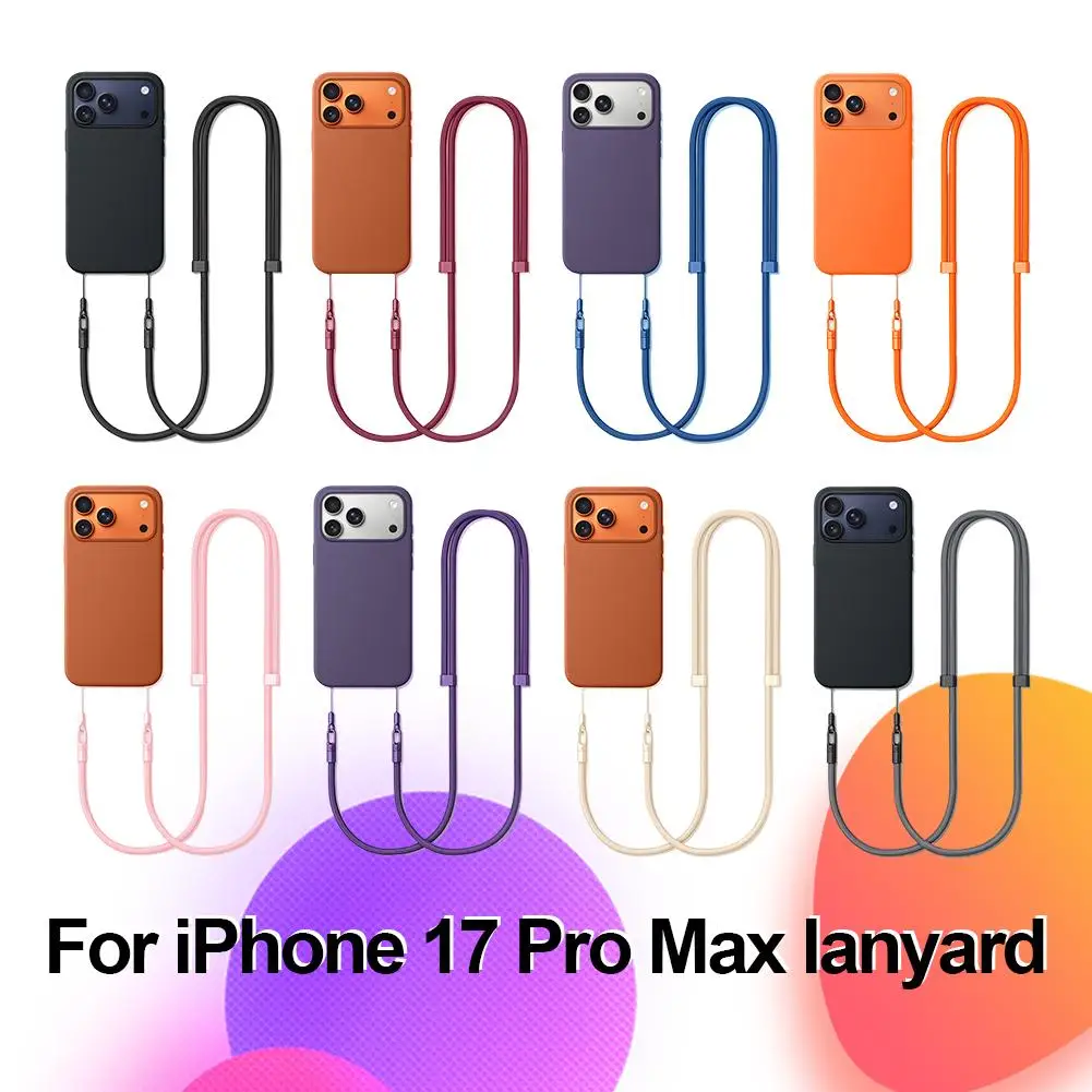 Magnetic Crossbody Phone Case with Adjustable Neck Strap and Lanyard