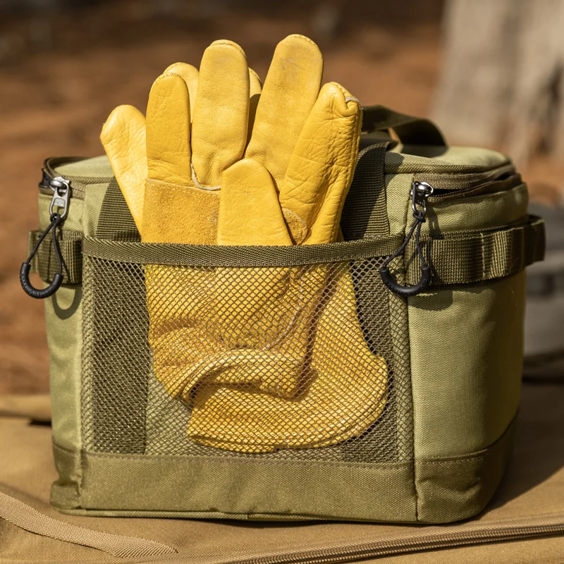 Camping Storage Bag, Outdoor Miscellaneous Bag, Gas Tank Anti-Collision Portable Multifunctional Picnic Bag