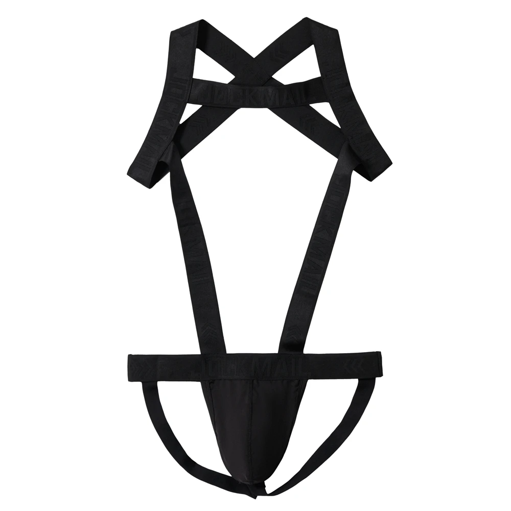 Man Harness Gay Underwear Mens Lingerie Sissy Panties Men's Sexy Nylon Jockstrap Underwear Bodysuit Suspender Jumpsuits