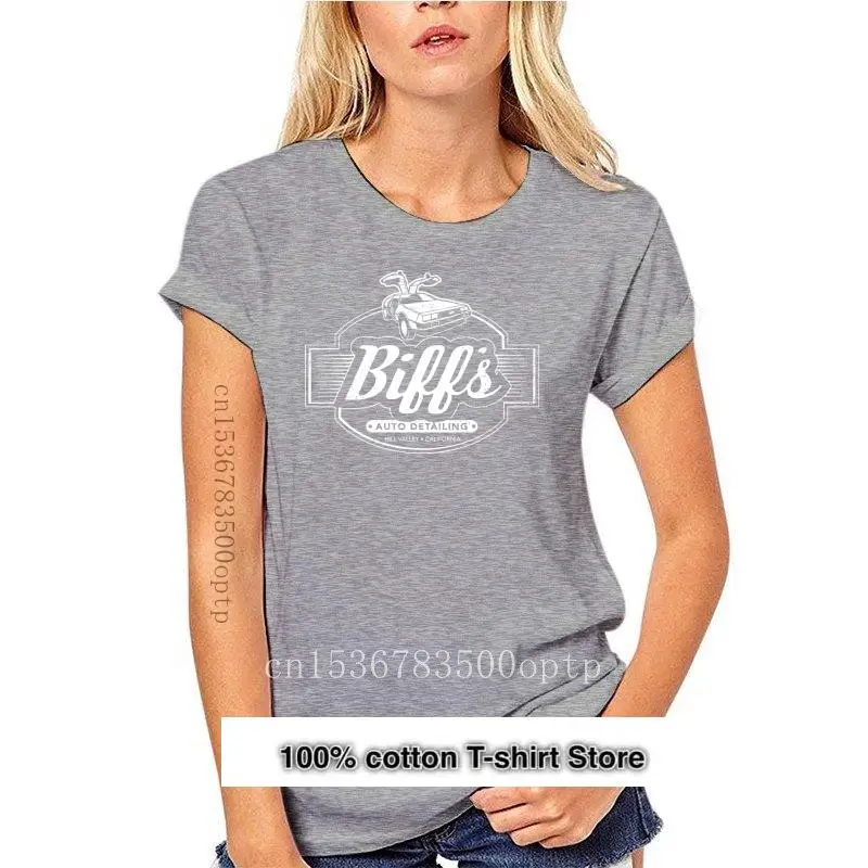 thumbnail image 1 of Camiseta de manga corta para hombre, ropa de Biff's Garage, Delorean, Back To The Future, Mc Fly, Doc Brown, Car, 1 of 5