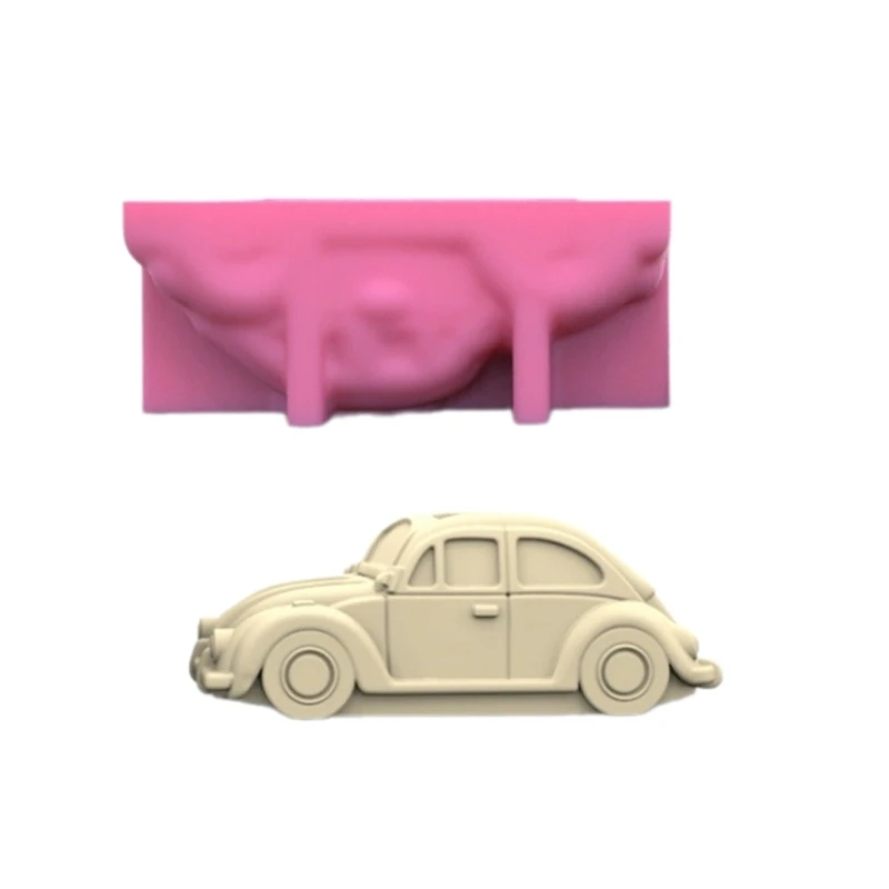 

3D DIY Flower Pots Mold Silicone Concrete Mold Car Silicone Vase Moulds for DIY Crafting Concrete Holder