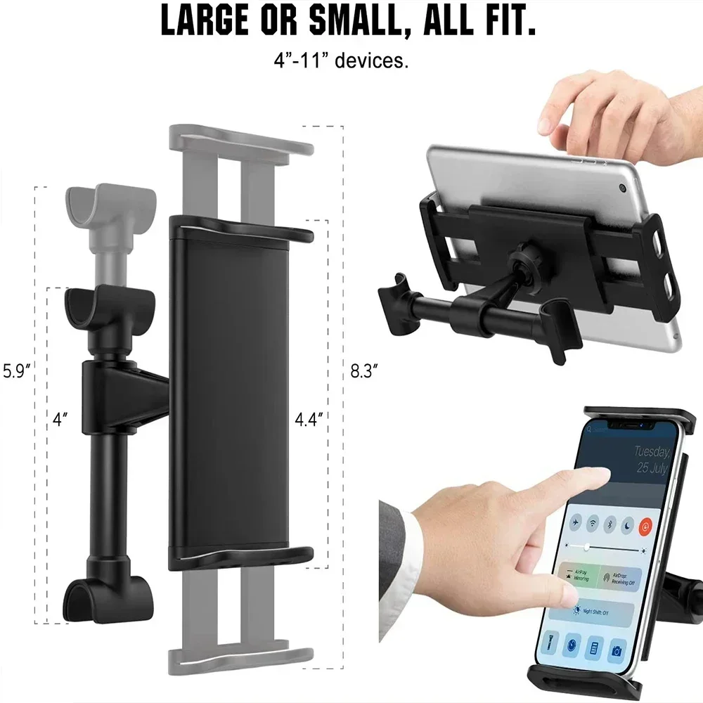 Universal Auto Rücksitz Kopfstütze Halterung Für iPad Air 1 2 4-11 Zoll 360 Rotation Mini Tablet PC Auto Auto Telefon Halter Stehen – Detail 10