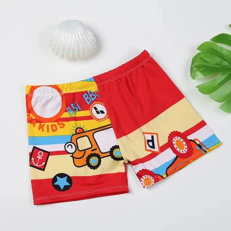 Swim Shorts Children Boys And Girls Flat Angle Cute Cartoon For Beach Swimming