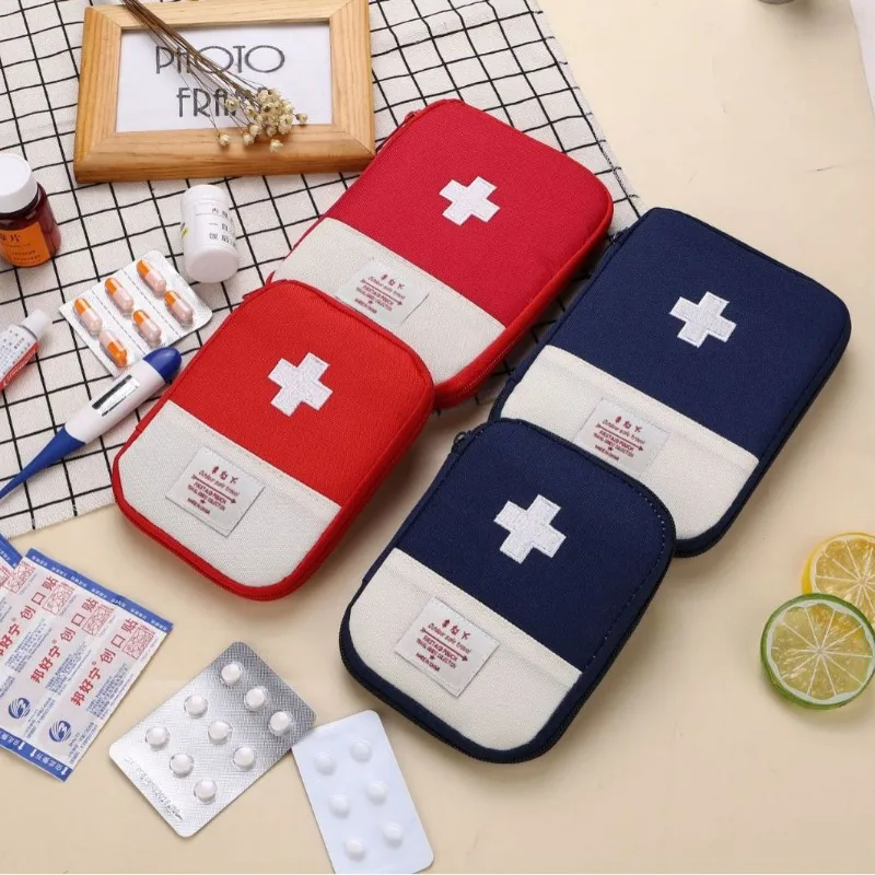 

First Aid Medical Kit Travel Outdoor Camping Useful Portable Mini Medicine Storage Bag Camping Emergency Survival Bag Pill Case